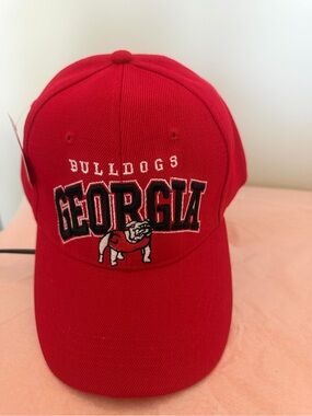 Georgia Bulldogs Red Embroidered Cap